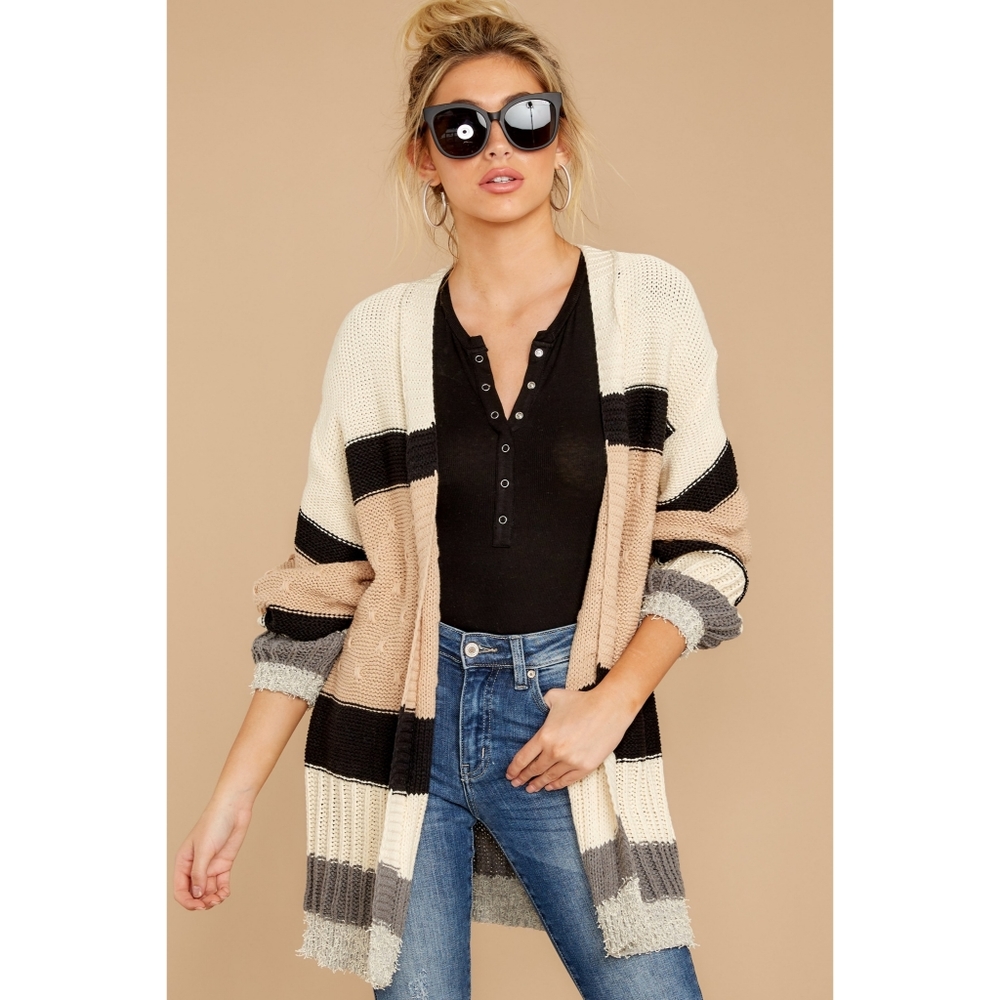 Red Dress Boutique Umgee Striped Cardigan